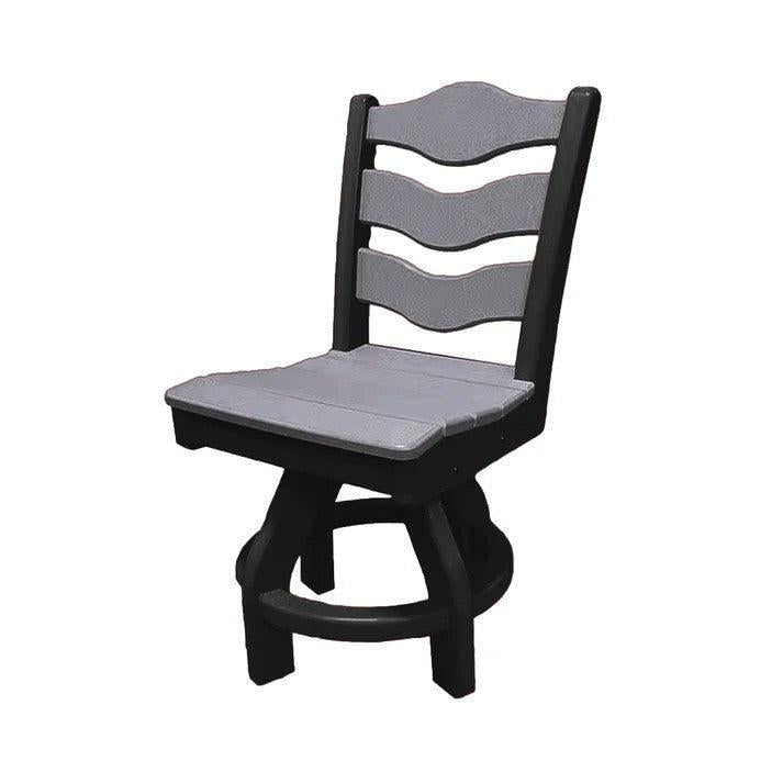Perfect Choice Recycled Plastic Traditional Dining Height Swivel Armless Chair - LEAD TIME TO SHIP 4 WEEKS OR LESS