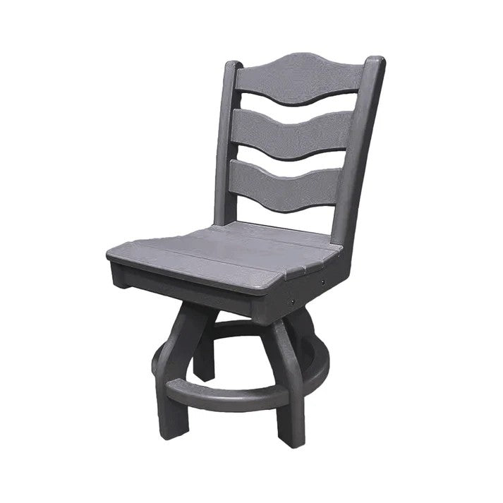 Perfect Choice Recycled Plastic Traditional Dining Height Swivel Armless Chair - LEAD TIME TO SHIP 4 WEEKS OR LESS