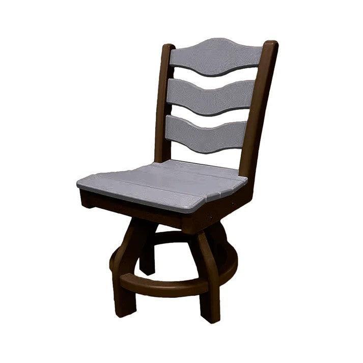 Perfect Choice Recycled Plastic Traditional Dining Height Swivel Armless Chair - LEAD TIME TO SHIP 4 WEEKS OR LESS