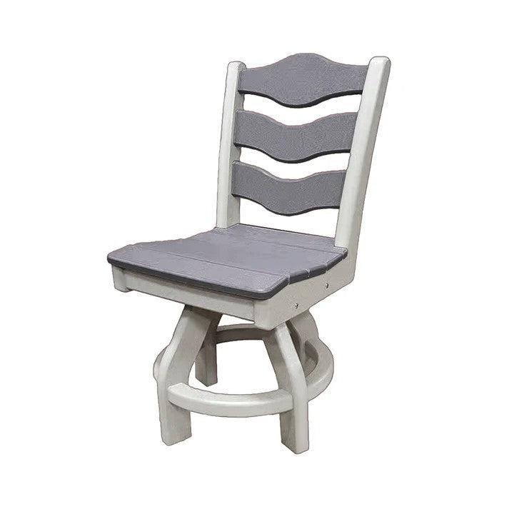 Perfect Choice Recycled Plastic Traditional Dining Height Swivel Armless Chair - LEAD TIME TO SHIP 4 WEEKS OR LESS