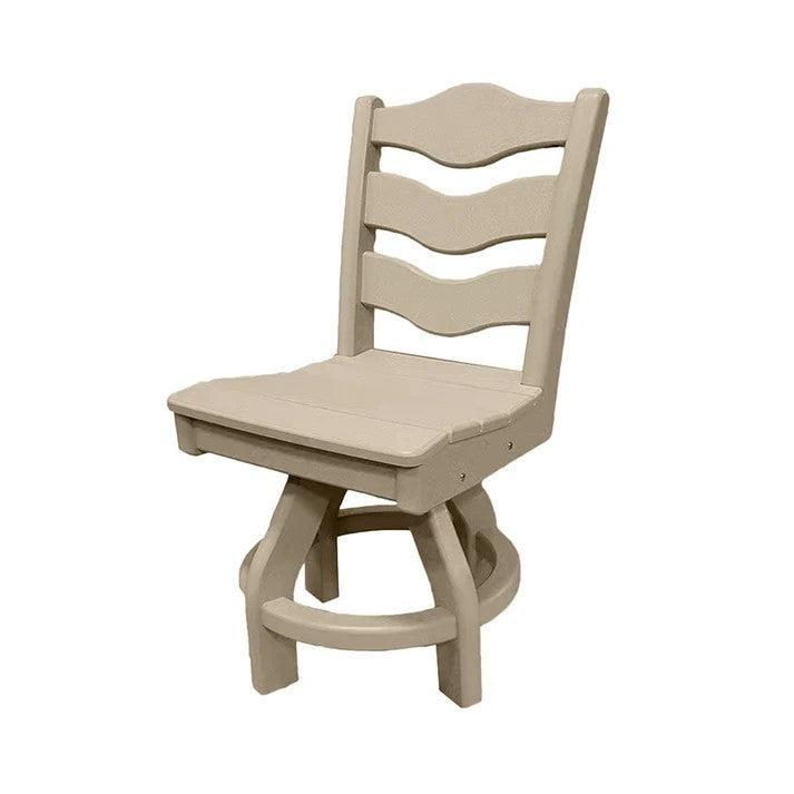 Perfect Choice Recycled Plastic Traditional Dining Height Swivel Armless Chair - LEAD TIME TO SHIP 4 WEEKS OR LESS
