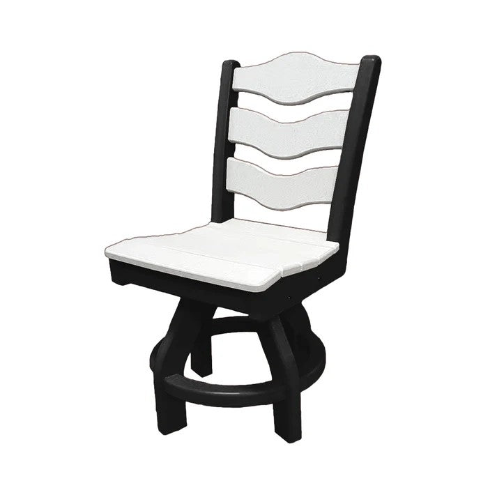 Perfect Choice Recycled Plastic Traditional Dining Height Swivel Armless Chair - LEAD TIME TO SHIP 4 WEEKS OR LESS