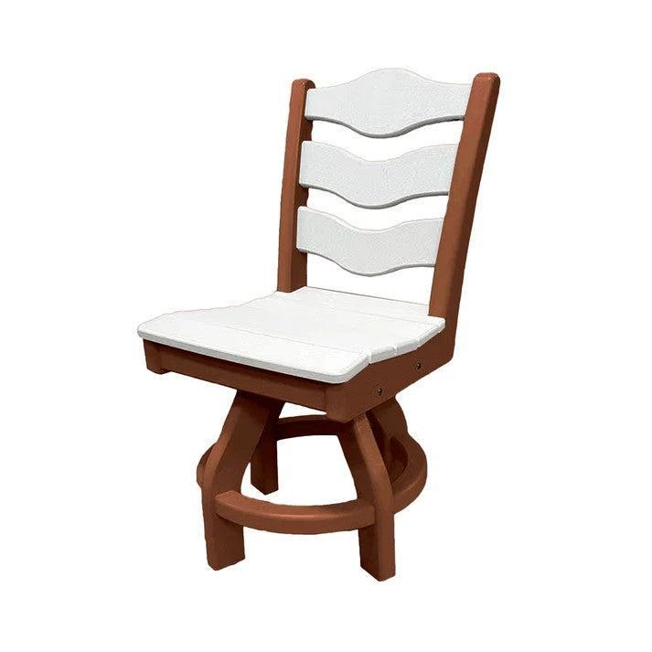 Perfect Choice Recycled Plastic Traditional Dining Height Swivel Armless Chair - LEAD TIME TO SHIP 4 WEEKS OR LESS