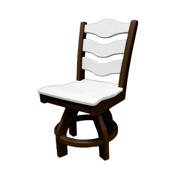 Perfect Choice Recycled Plastic Traditional Dining Height Swivel Armless Chair - LEAD TIME TO SHIP 4 WEEKS OR LESS