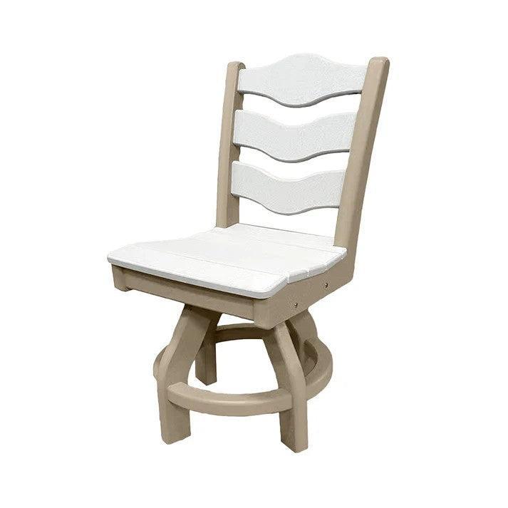 Perfect Choice Recycled Plastic Traditional Dining Height Swivel Armless Chair - LEAD TIME TO SHIP 4 WEEKS OR LESS