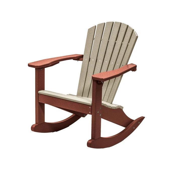 Perfect Choice Furniture Recycled Plastic Classic Adirondack Rocking Chair - LEAD TIME TO SHIP 4 WEEKS OR LESS