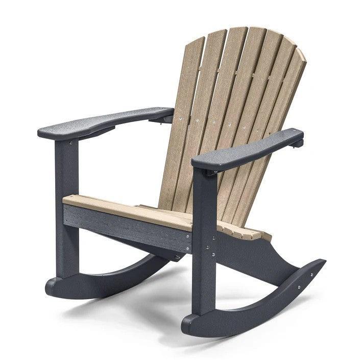 Perfect Choice Furniture Recycled Plastic Classic Adirondack Rocking Chair - LEAD TIME TO SHIP 4 WEEKS OR LESS