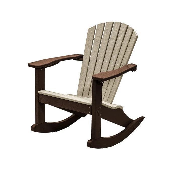 Perfect Choice Furniture Recycled Plastic Classic Adirondack Rocking Chair - LEAD TIME TO SHIP 4 WEEKS OR LESS