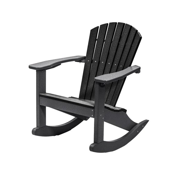 Perfect Choice Furniture Recycled Plastic Classic Adirondack Rocking Chair - LEAD TIME TO SHIP 4 WEEKS OR LESS