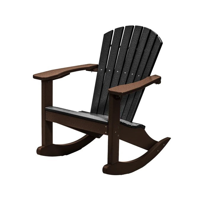 Perfect Choice Furniture Recycled Plastic Classic Adirondack Rocking Chair - LEAD TIME TO SHIP 4 WEEKS OR LESS