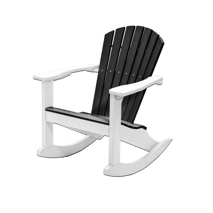 Perfect Choice Furniture Recycled Plastic Classic Adirondack Rocking Chair - LEAD TIME TO SHIP 4 WEEKS OR LESS