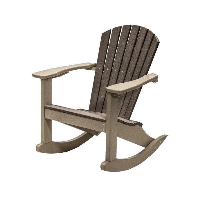Perfect Choice Furniture Recycled Plastic Classic Adirondack Rocking Chair - LEAD TIME TO SHIP 4 WEEKS OR LESS