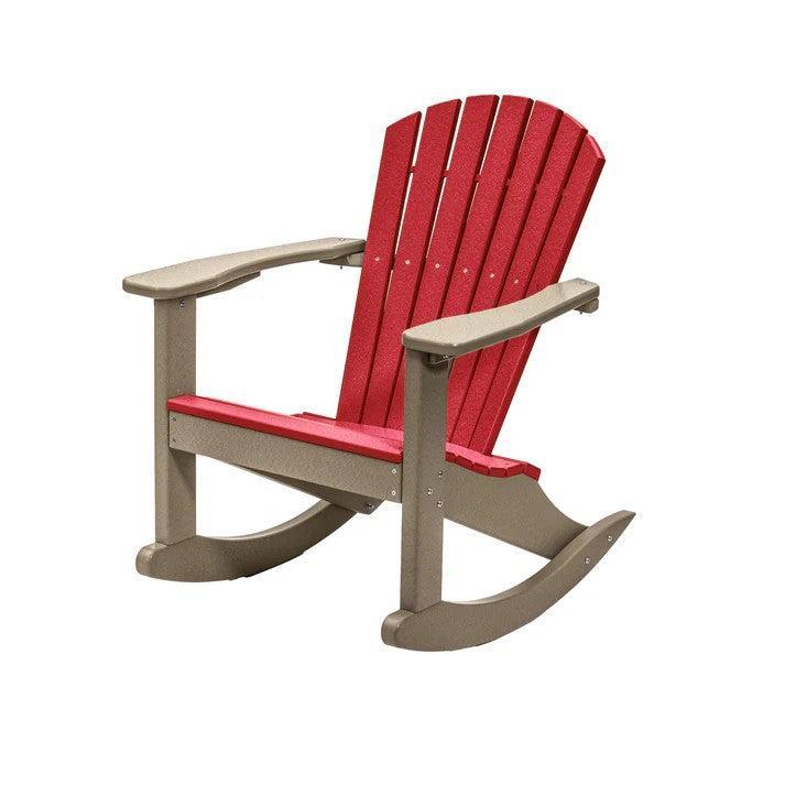 Perfect Choice Furniture Recycled Plastic Classic Adirondack Rocking Chair - LEAD TIME TO SHIP 4 WEEKS OR LESS