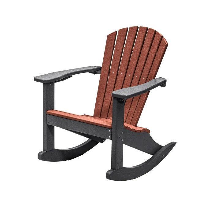 Perfect Choice Furniture Recycled Plastic Classic Adirondack Rocking Chair - LEAD TIME TO SHIP 4 WEEKS OR LESS