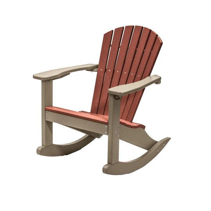 Perfect Choice Furniture Recycled Plastic Classic Adirondack Rocking Chair - LEAD TIME TO SHIP 4 WEEKS OR LESS
