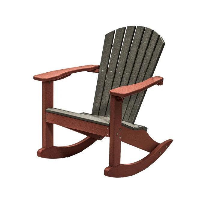 Perfect Choice Furniture Recycled Plastic Classic Adirondack Rocking Chair - LEAD TIME TO SHIP 4 WEEKS OR LESS