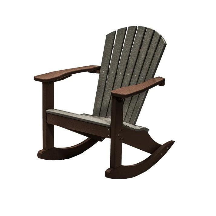 Perfect Choice Furniture Recycled Plastic Classic Adirondack Rocking Chair - LEAD TIME TO SHIP 4 WEEKS OR LESS