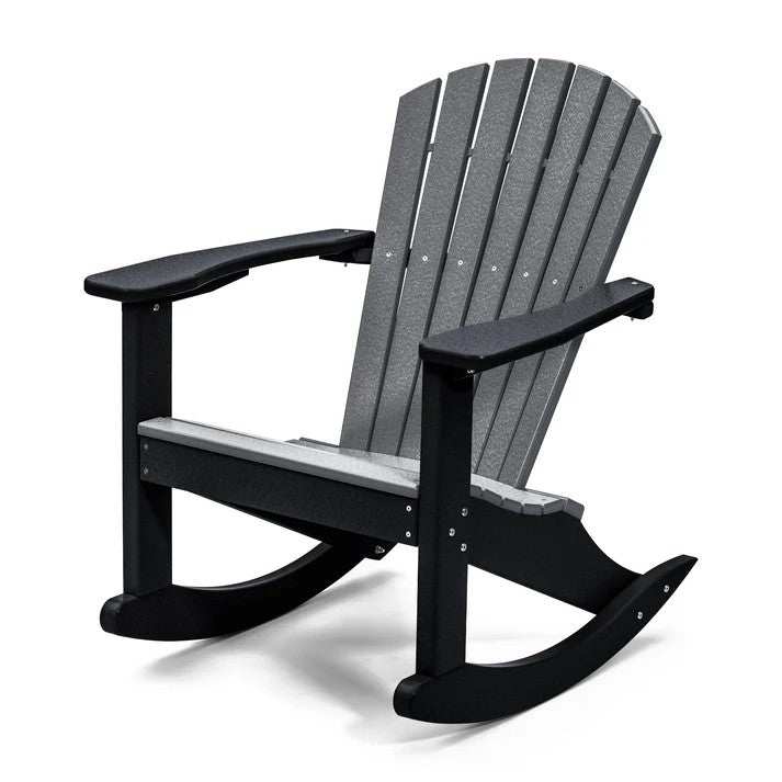 Perfect Choice Furniture Recycled Plastic Classic Adirondack Rocking Chair - LEAD TIME TO SHIP 4 WEEKS OR LESS