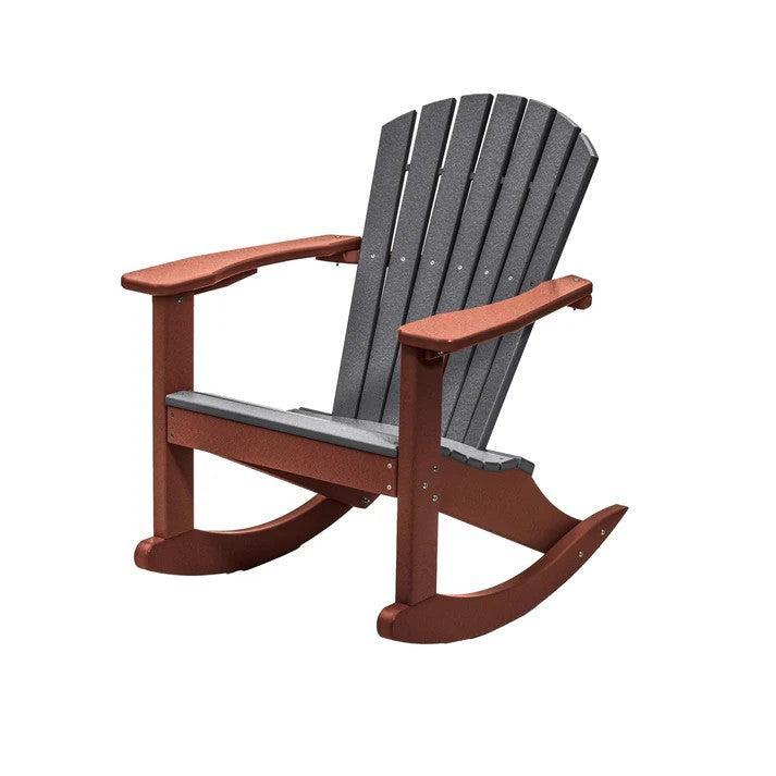 Perfect Choice Furniture Recycled Plastic Classic Adirondack Rocking Chair - LEAD TIME TO SHIP 4 WEEKS OR LESS