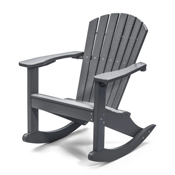 Perfect Choice Furniture Recycled Plastic Classic Adirondack Rocking Chair - LEAD TIME TO SHIP 4 WEEKS OR LESS
