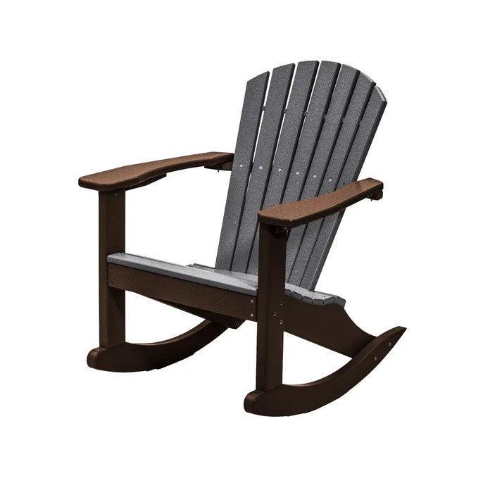 Perfect Choice Furniture Recycled Plastic Classic Adirondack Rocking Chair - LEAD TIME TO SHIP 4 WEEKS OR LESS