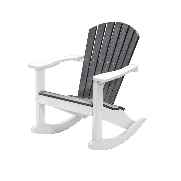 Perfect Choice Furniture Recycled Plastic Classic Adirondack Rocking Chair - LEAD TIME TO SHIP 4 WEEKS OR LESS
