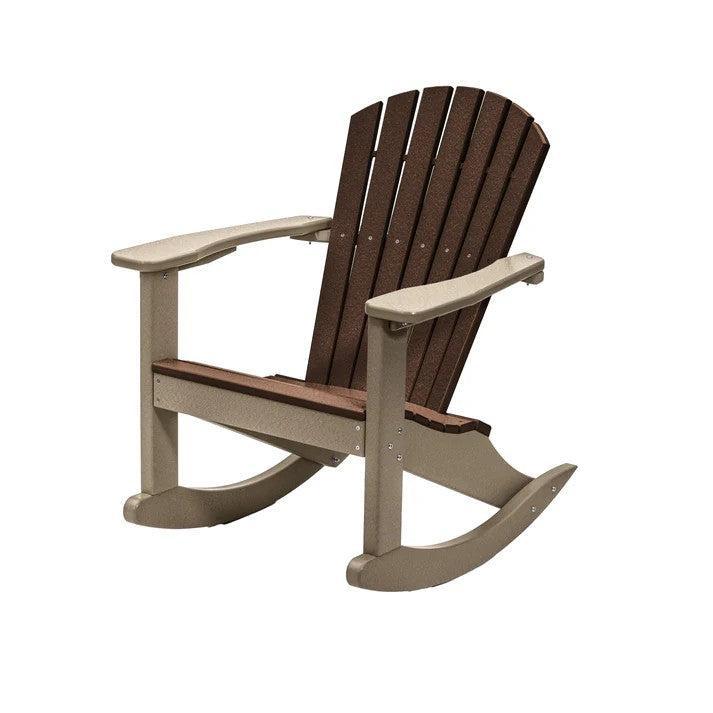 Perfect Choice Furniture Recycled Plastic Classic Adirondack Rocking Chair - LEAD TIME TO SHIP 4 WEEKS OR LESS