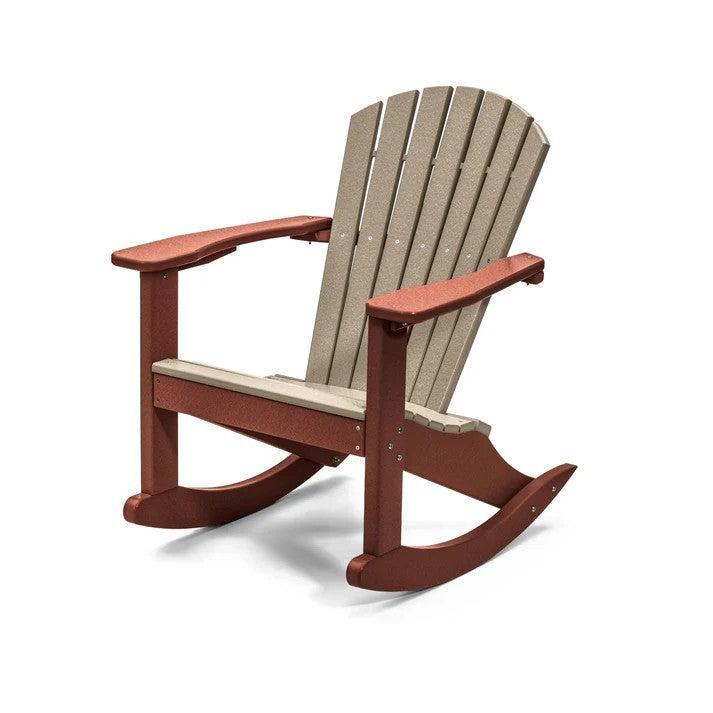 Perfect Choice Furniture Recycled Plastic Classic Adirondack Rocking Chair - LEAD TIME TO SHIP 4 WEEKS OR LESS