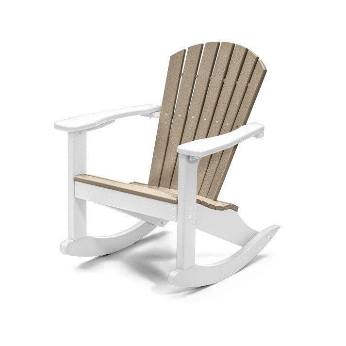 Perfect Choice Furniture Recycled Plastic Classic Adirondack Rocking Chair - LEAD TIME TO SHIP 4 WEEKS OR LESS