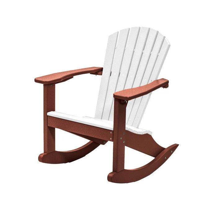 Perfect Choice Furniture Recycled Plastic Classic Adirondack Rocking Chair - LEAD TIME TO SHIP 4 WEEKS OR LESS