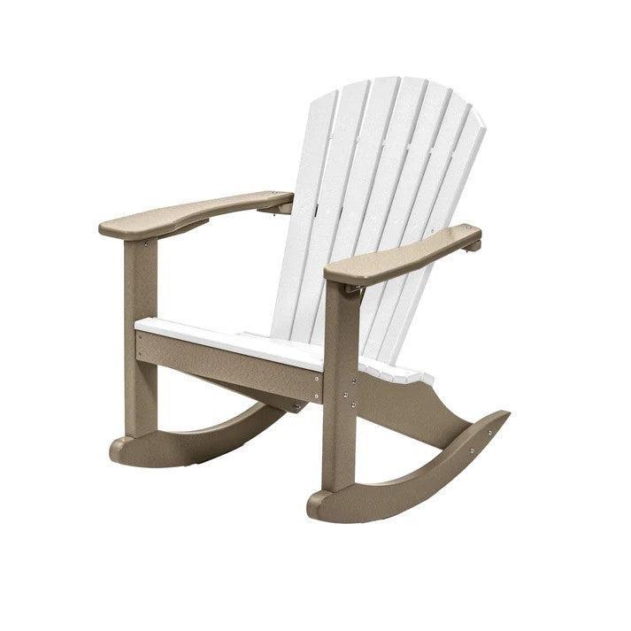 Perfect Choice Furniture Recycled Plastic Classic Adirondack Rocking Chair - LEAD TIME TO SHIP 4 WEEKS OR LESS