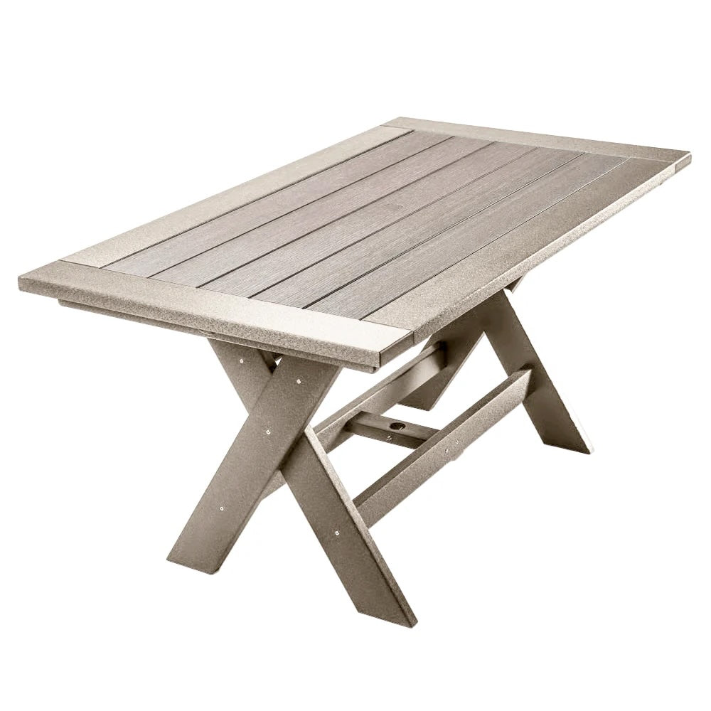 Perfect Choice Furniture Recycled Plastic Stanton  72" Bar Table (BAR HEIGHT) - LEAD TIME TO SHIP 5 WEEKS OR LESS