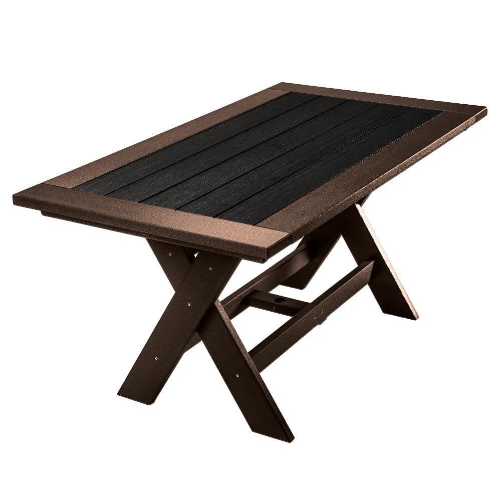Perfect Choice Furniture Recycled Plastic Stanton  72" Bar Table (BAR HEIGHT) - LEAD TIME TO SHIP 5 WEEKS OR LESS