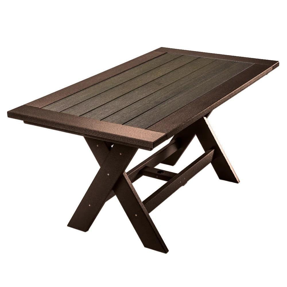 Perfect Choice Furniture Recycled Plastic Stanton  72" Bar Table (BAR HEIGHT) - LEAD TIME TO SHIP 5 WEEKS OR LESS