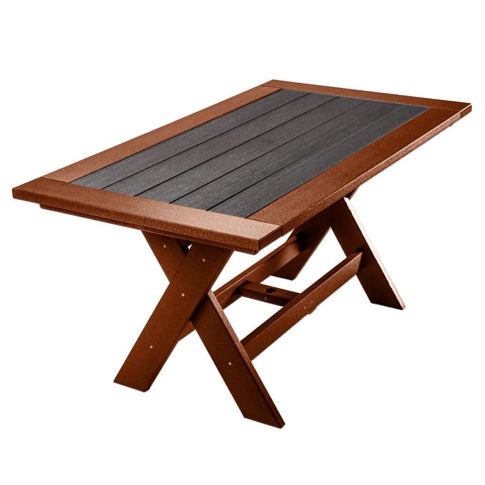 Perfect Choice Furniture Recycled Plastic Stanton  72" Bar Table (BAR HEIGHT) - LEAD TIME TO SHIP 5 WEEKS OR LESS