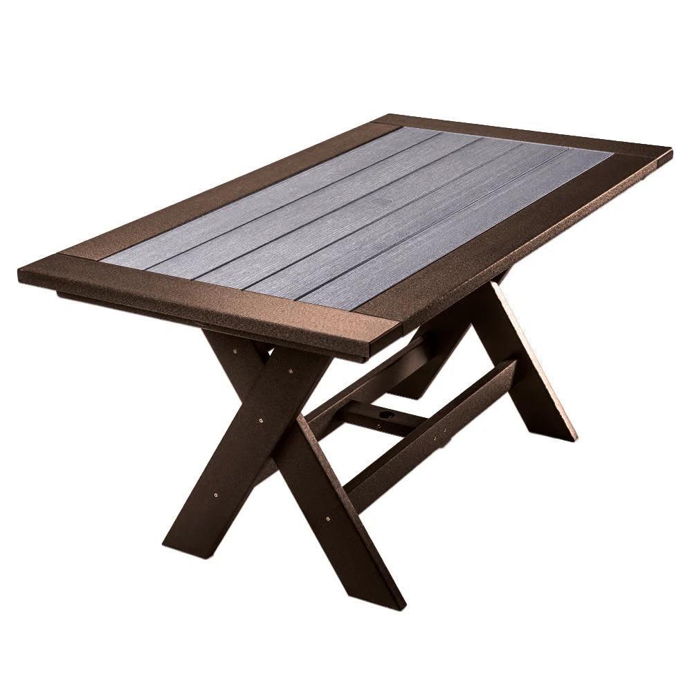 Perfect Choice Furniture Recycled Plastic Stanton  72" Bar Table (BAR HEIGHT) - LEAD TIME TO SHIP 5 WEEKS OR LESS