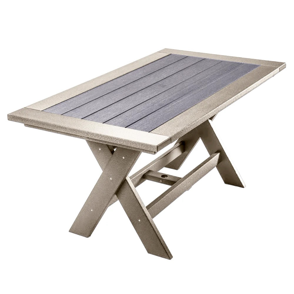Perfect Choice Furniture Recycled Plastic Stanton  72" Bar Table (BAR HEIGHT) - LEAD TIME TO SHIP 5 WEEKS OR LESS