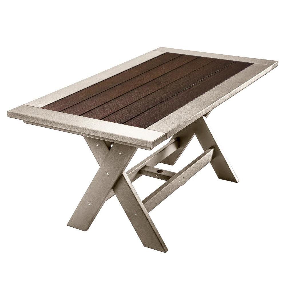 Perfect Choice Furniture Recycled Plastic Stanton  72" Bar Table (BAR HEIGHT) - LEAD TIME TO SHIP 5 WEEKS OR LESS