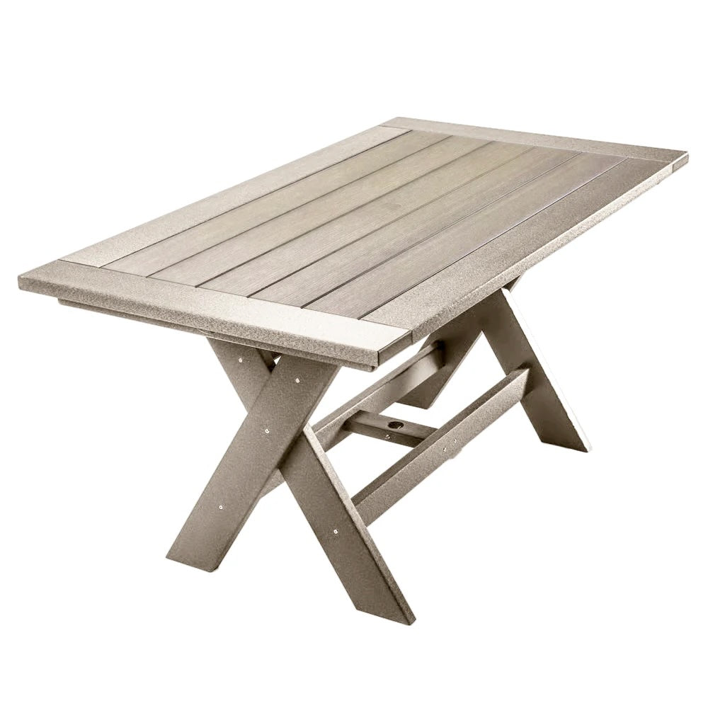 Perfect Choice Furniture Recycled Plastic Stanton  72" Bar Table (BAR HEIGHT) - LEAD TIME TO SHIP 5 WEEKS OR LESS