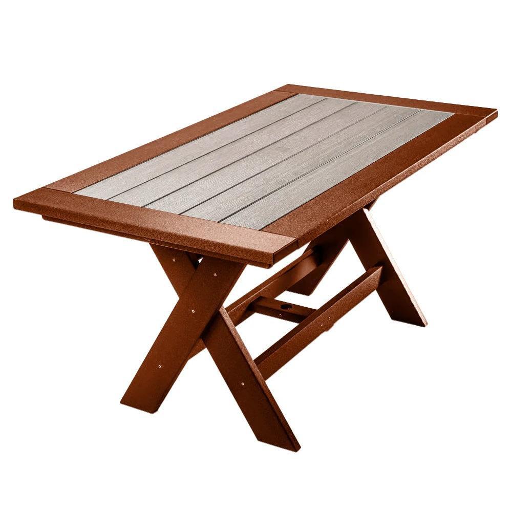 Perfect Choice Furniture Recycled Plastic Stanton  72" Bar Table (BAR HEIGHT) - LEAD TIME TO SHIP 5 WEEKS OR LESS