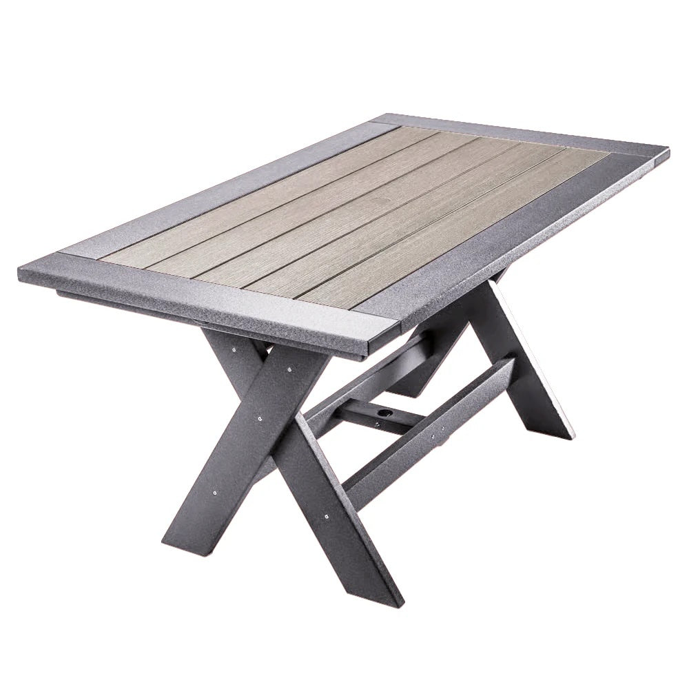 Perfect Choice Furniture Recycled Plastic Stanton  72" Bar Table (BAR HEIGHT) - LEAD TIME TO SHIP 5 WEEKS OR LESS