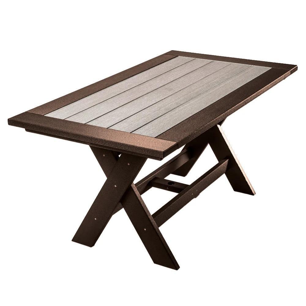 Perfect Choice Furniture Recycled Plastic Stanton  72" Bar Table (BAR HEIGHT) - LEAD TIME TO SHIP 5 WEEKS OR LESS