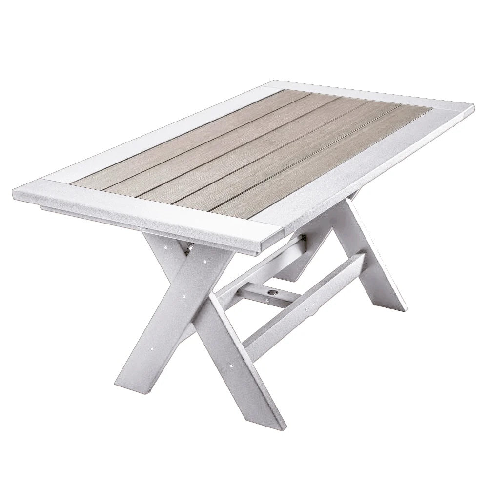 Perfect Choice Furniture Recycled Plastic Stanton  72" Bar Table (BAR HEIGHT) - LEAD TIME TO SHIP 5 WEEKS OR LESS