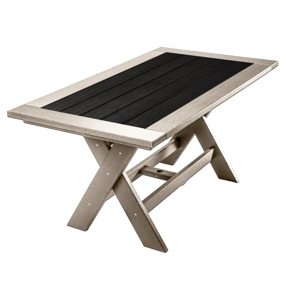 Perfect Choice Furniture Recycled Plastic Stanton  72" Bar Table (BAR HEIGHT) - LEAD TIME TO SHIP 5 WEEKS OR LESS