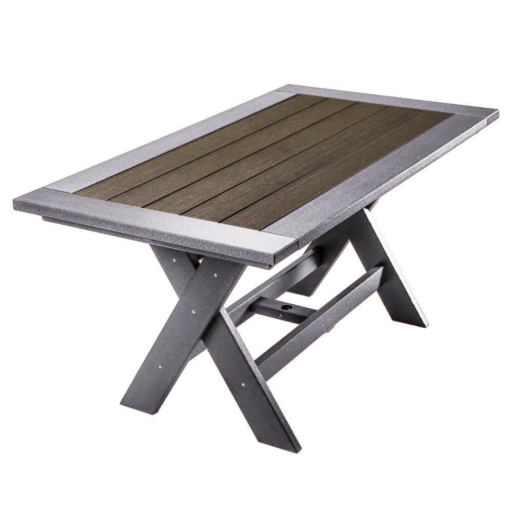 Perfect Choice Furniture Recycled Plastic Stanton  72" Bar Table (BAR HEIGHT) - LEAD TIME TO SHIP 5 WEEKS OR LESS