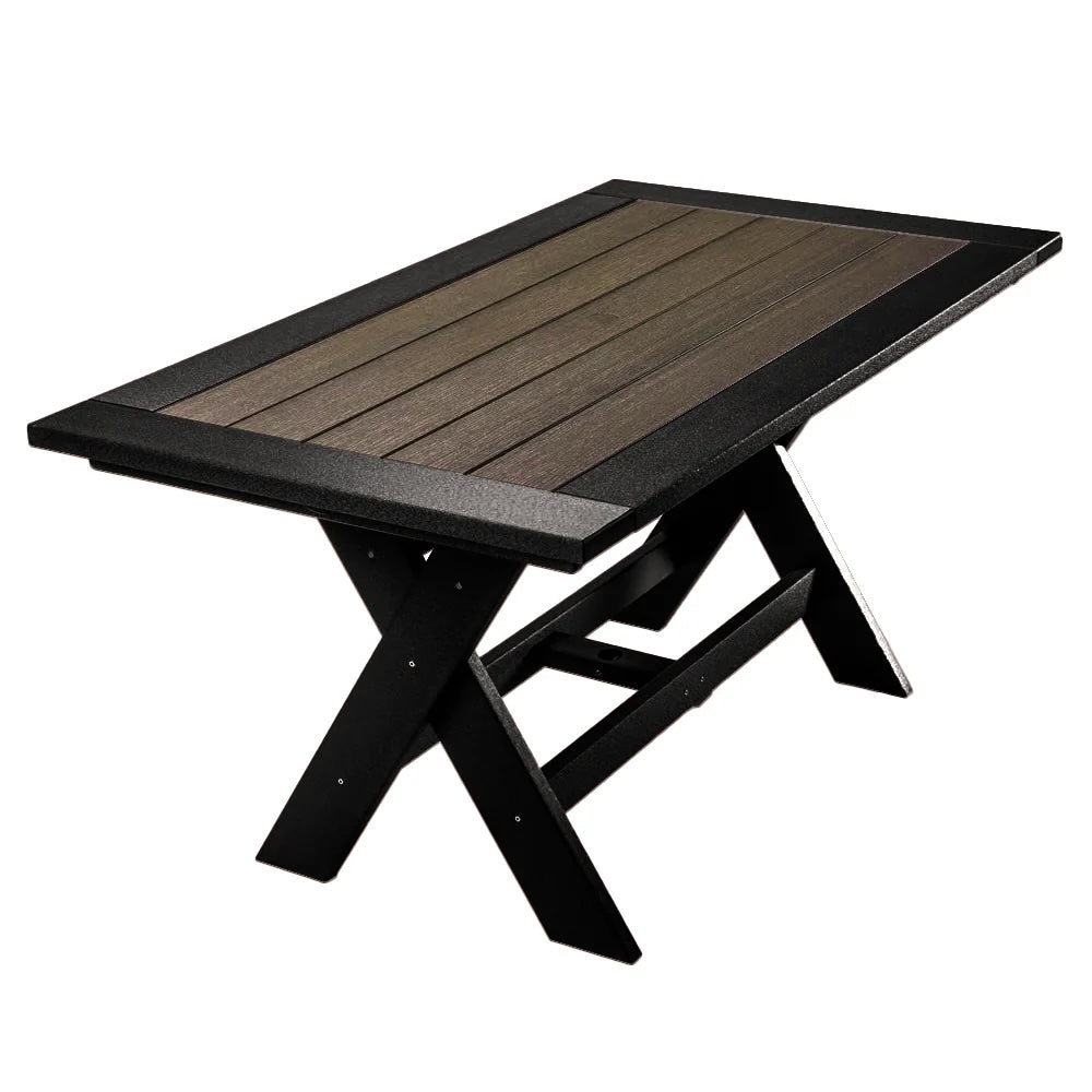 Perfect Choice Furniture Recycled Plastic Stanton  72" Bar Table (BAR HEIGHT) - LEAD TIME TO SHIP 5 WEEKS OR LESS