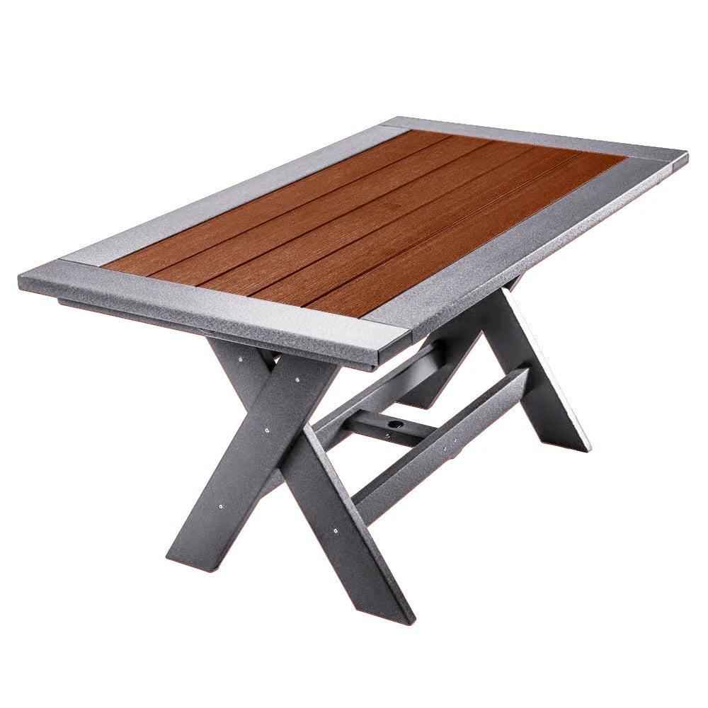 Perfect Choice Furniture Recycled Plastic Stanton  72" Bar Table (BAR HEIGHT) - LEAD TIME TO SHIP 5 WEEKS OR LESS