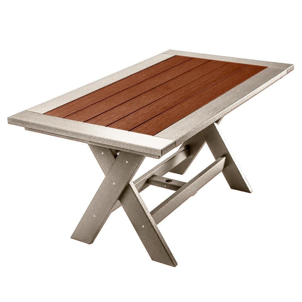 Perfect Choice Furniture Recycled Plastic Stanton  72" Bar Table (BAR HEIGHT) - LEAD TIME TO SHIP 5 WEEKS OR LESS