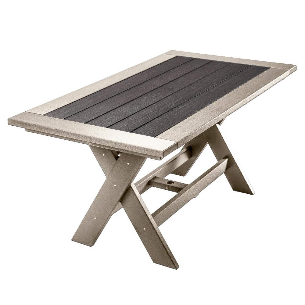 Perfect Choice Furniture Recycled Plastic Stanton  72" Bar Table (BAR HEIGHT) - LEAD TIME TO SHIP 5 WEEKS OR LESS