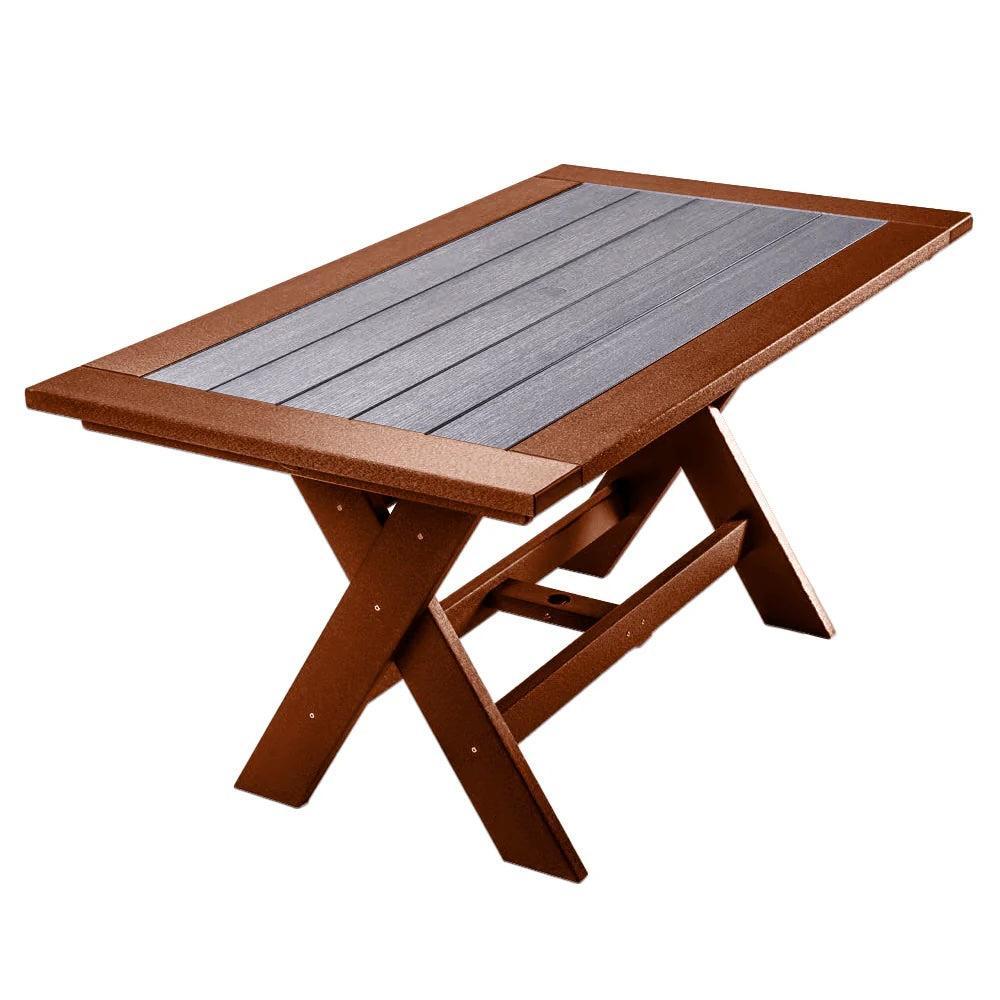 Perfect Choice Furniture Recycled Plastic Stanton  72" Bar Table (BAR HEIGHT) - LEAD TIME TO SHIP 5 WEEKS OR LESS